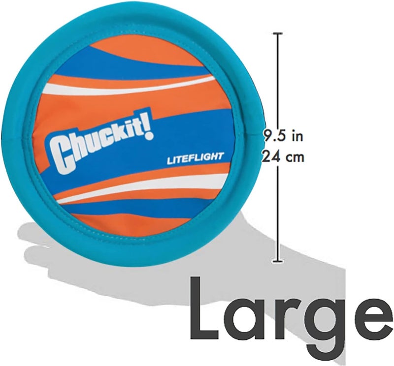 Chuckit! Lite Flight Dog Fetch Toy, Large (10 Inch Diameter) - Image 2